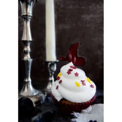 SCRAPCOOKING Décoration Gâteau|Moules En Papier|24 Caissettes + 24 Cake Toppers Sorcier