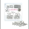 SCRAPCOOKING Décoration Comestible|4 Décors en Sucre Silver Mix 68 g