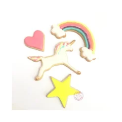 SCRAPCOOKING Emporte Pièce - Découpoir Pâtisserie|4 Découpoirs Thème Licorne Inox