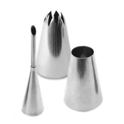 SCRAPCOOKING Douilles Pâtisserie|3 Douilles Pâtissières pour Choux et Eclairs