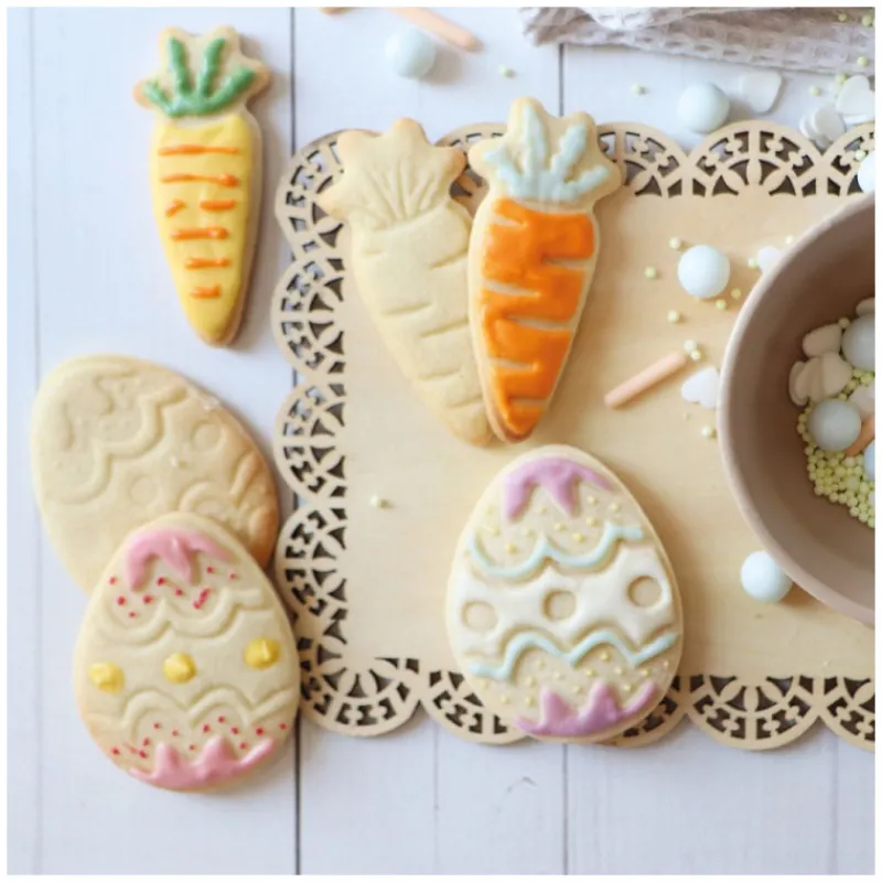 SCRAPCOOKING Emporte Pièce - Découpoir Pâtisserie|Ustensiles Pâtisserie|2 Emporte Pièces avec Ejecteur Pâques