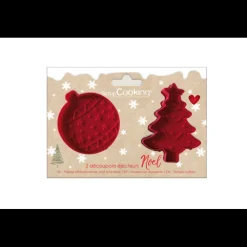 SCRAPCOOKING Emporte Pièce - Découpoir Pâtisserie|2 Emporte-pièces avec Ejecteurs Noël