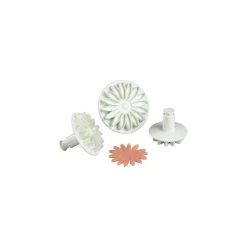 MALLARD FERRIERE Emporte Pièce - Découpoir Pâtisserie|3 Emporte-Pièces Tournesol à Poussoir