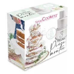 SCRAPCOOKING Moules À Gâteaux|3 Moules Pièce Montée Aluminium