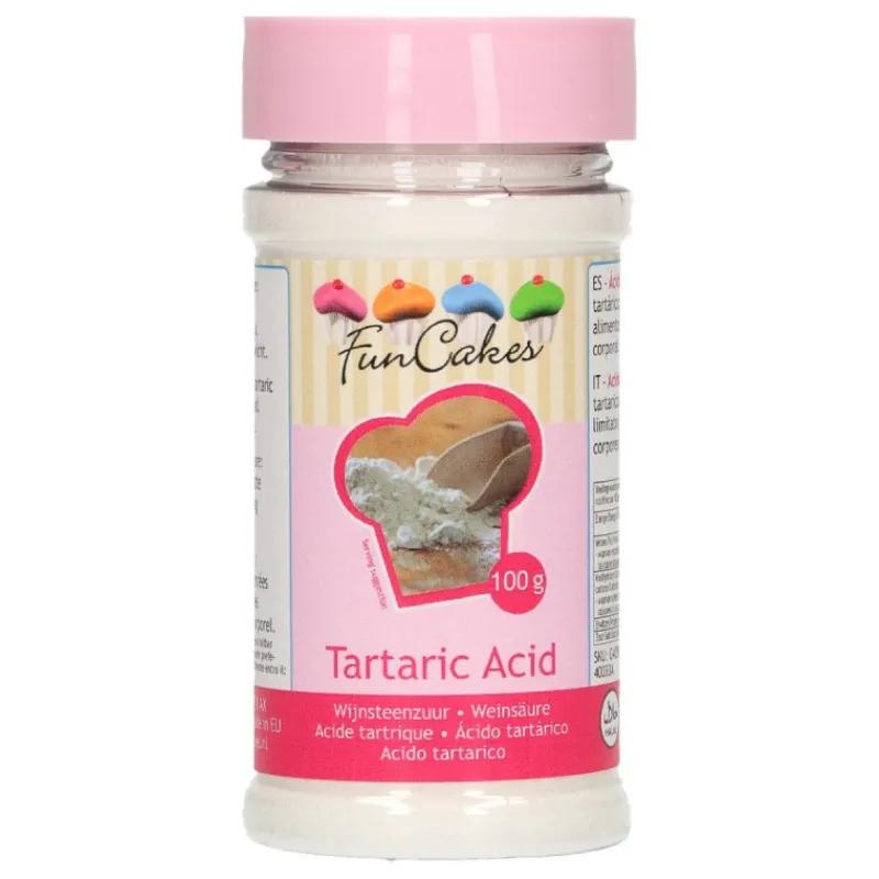 FUNCAKES Levures|Additifs Alimentaires|Acide Tartrique 100g
