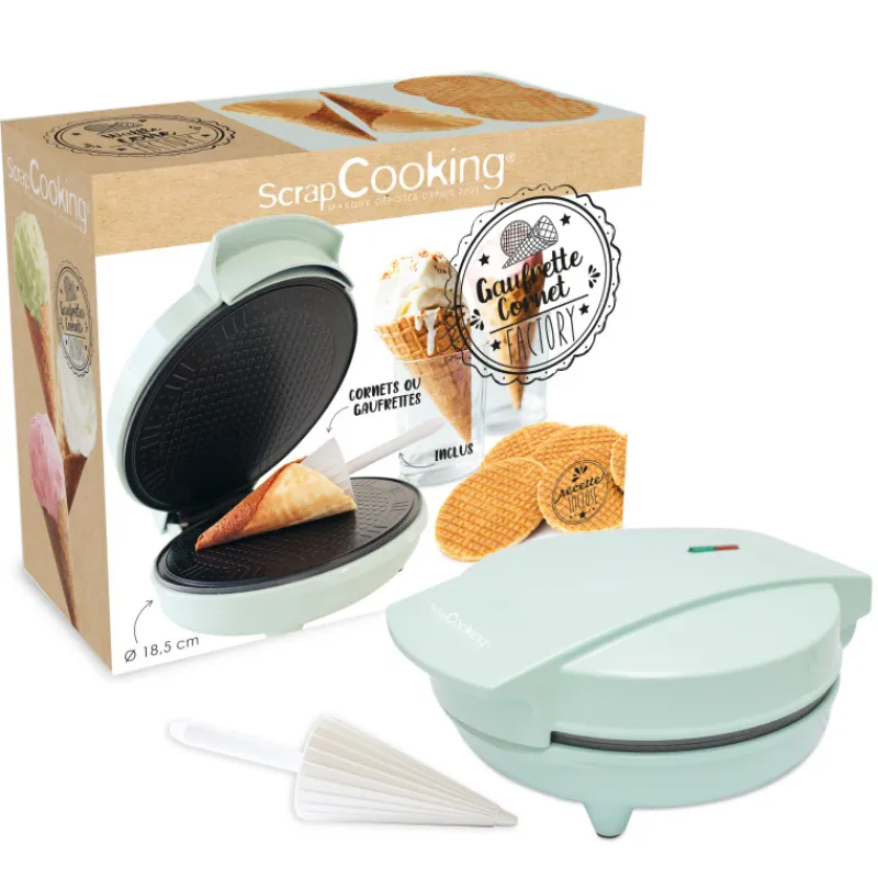 SCRAPCOOKING Gaufrier|Appareil à Gaufrettes Waffle Factory