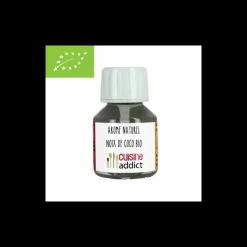 CUISINEADDICT Produits Bio|Arômes Alimentaires|Arôme Alimentaire Bio Noix de Coco 58 ml