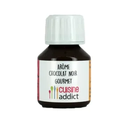 CUISINEADDICT Arômes Alimentaires|Arôme alimentaire Chocolat Noir Gourmet 58ml