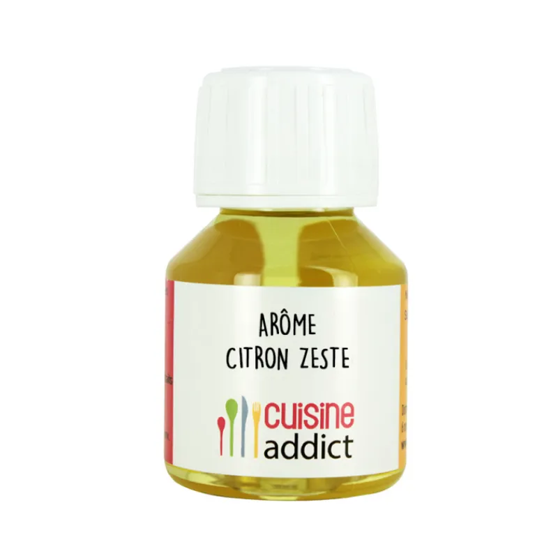 CUISINEADDICT Arômes Alimentaires|Arôme Alimentaire Citron Zeste 58 ml