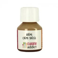 CUISINEADDICT Arômes Alimentaires|Arôme Alimentaire Crème Brûlée 58 ml