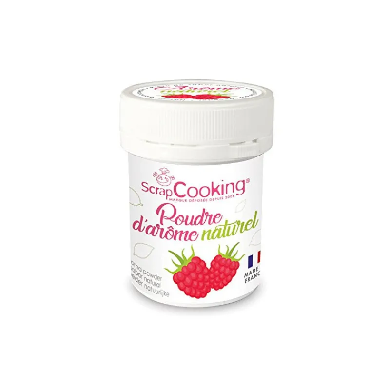SCRAPCOOKING Arômes Alimentaires|Arôme Naturel en Poudre Framboise 15 g