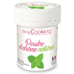 SCRAPCOOKING Arômes Alimentaires|Arôme Naturel en Poudre Menthe 15 g