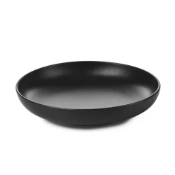 REVOL Vaisselle|Assiette Creuse Porcelaine Noire 23 cm Adélie
