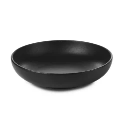 REVOL Vaisselle|Assiette Creuse Porcelaine Noire 17 cm Adélie