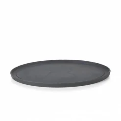 REVOL Vaisselle|Assiette Ovale Ardoise 35 cm Basalt