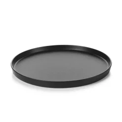 REVOL Vaisselle|Assiette Plate Porcelaine Noire 22 cm Adélie