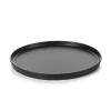 REVOL Vaisselle|Assiette Plate Porcelaine Noire 24 cm Adélie