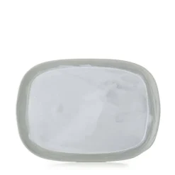 REVOL Vaisselle|Assiette Rectangulaire Blanc Arctique 33 cm No.W