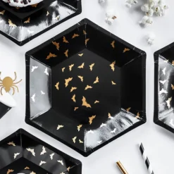 FUNCAKES Vaisselle|Assiettes en Carton Trick Or Treat Halloween PartyDeco (x6)