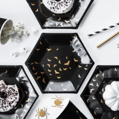 FUNCAKES Vaisselle|Assiettes en Carton Trick Or Treat Halloween PartyDeco (x6)