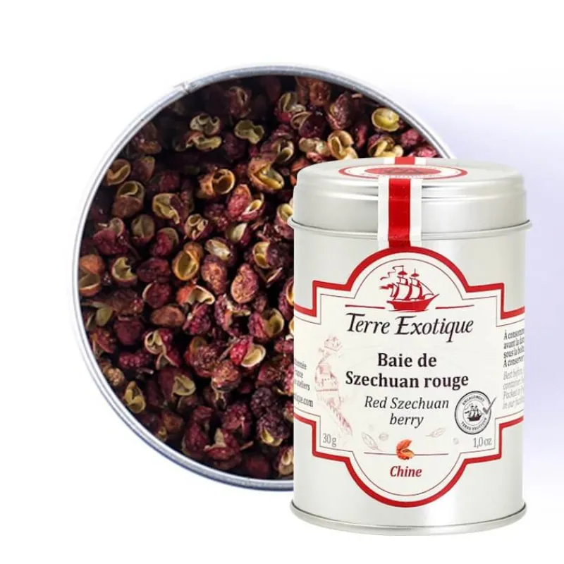 TERRE EXOTIQUE Poivre|Baies de Szechuan Rouge 30 g