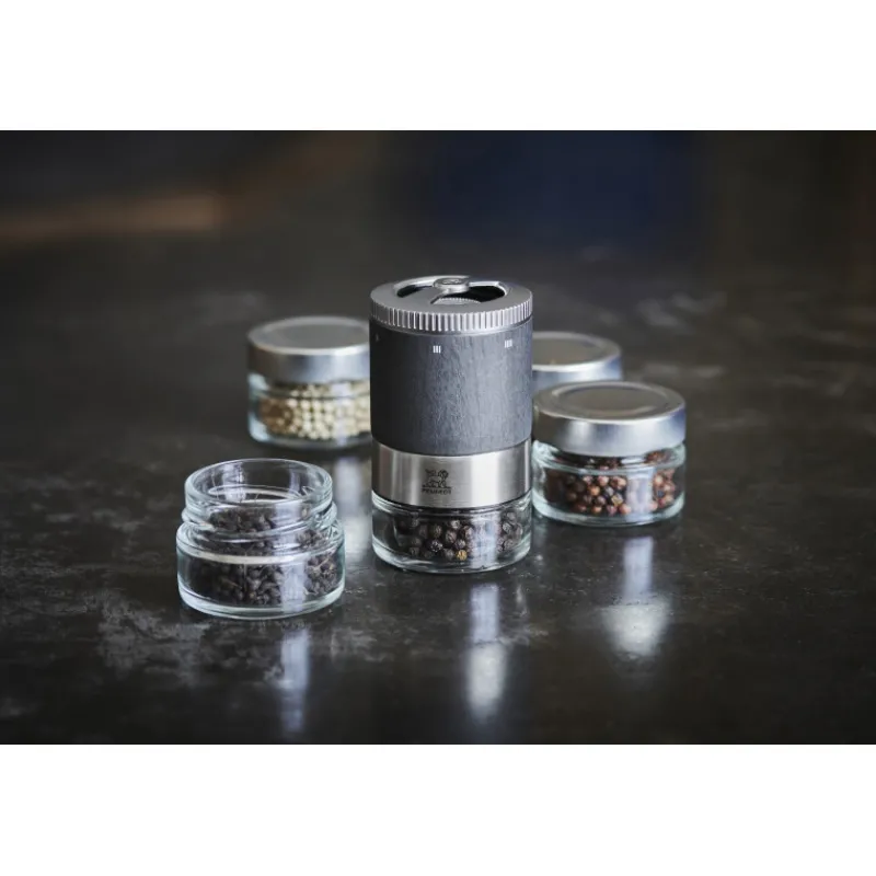 PEUGEOT Moulin|Bar à poivre Maestro avec Moulin, Réservoirs et 3 poivres