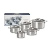 LE CREUSET Batterie De Cuisine|Batterie de Cuisine 5 Pièces Inox