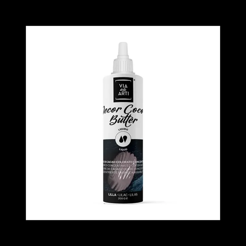 CUISINEADDICT Colorants Alimentaires|Beurre de Cacao Coloré Lilas 200 g Via delle Arti