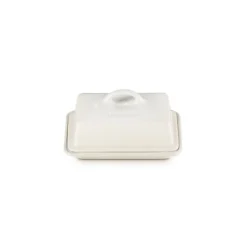 LE CREUSET Servir, Présenter|BeurrierCéramique avec Couvercle Meringue