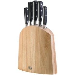 RICHARDSON Rangement Couteaux|Couteau À Pain|Bloc à Couteaux + 5 Couteaux V Sabatier