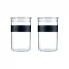 BODUM Conservation|Bocal Plastique 600 ml avec Couvercle (x2) PRESSO