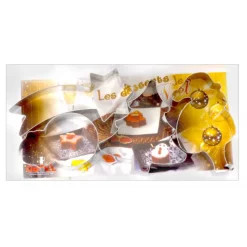 GOBEL Emporte Pièce - Découpoir Pâtisserie|Boite de 4 nonnettes de Noël