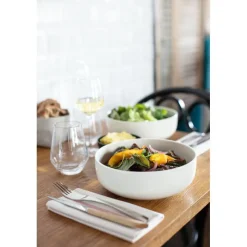 REVOL Servir, Présenter|Vaisselle|Bol à Salade en Porcelaine Ivoire 1,5 L Adélie