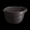 EMILE HENRY Bassines De Cuisine|Bol Pâtissier en Céramique 3,5 L Fusain