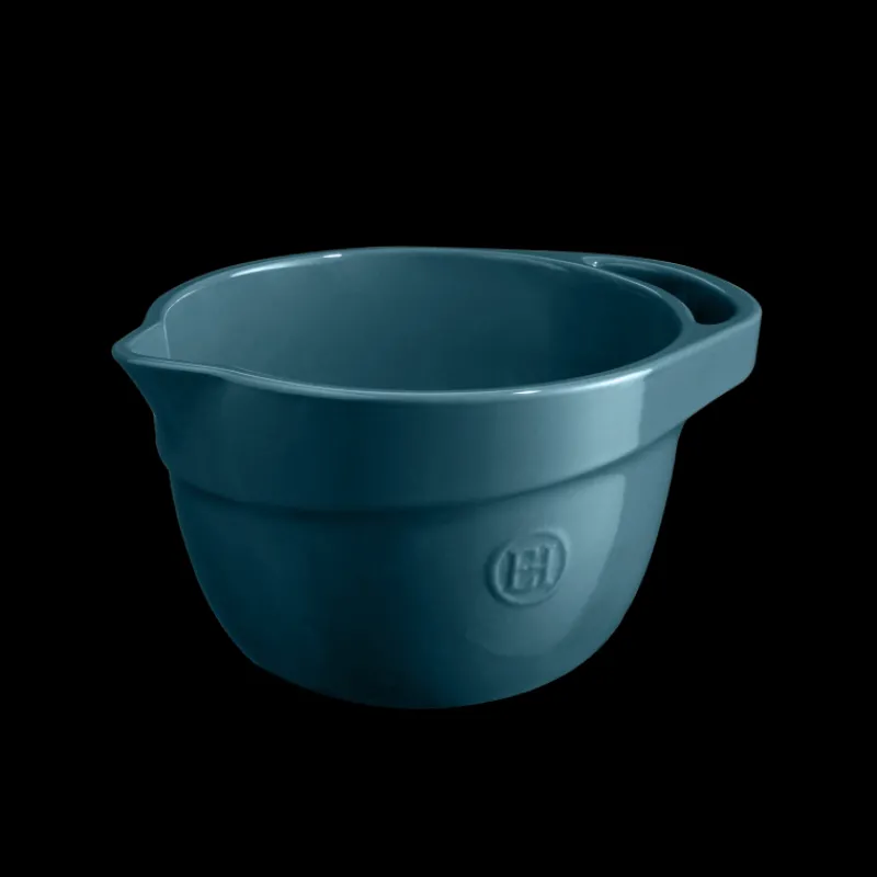 EMILE HENRY Bassines De Cuisine|Bol Pâtissier en Céramique 2,5 L Feu Doux
