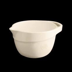 EMILE HENRY Bassines De Cuisine|Bol Pâtissier en Céramique 2,5 L Argile