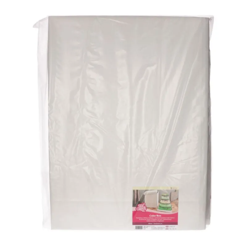 FUNCAKES Emballage Alimentaire|Boîte à Gâteau Carré 52x52cm H.70cm (x1)