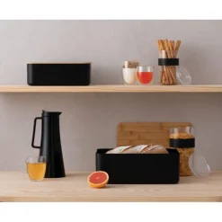 BODUM Conservation|Boîte à Pain 29 x 19 cm x H 11 cm Noir BISTRO