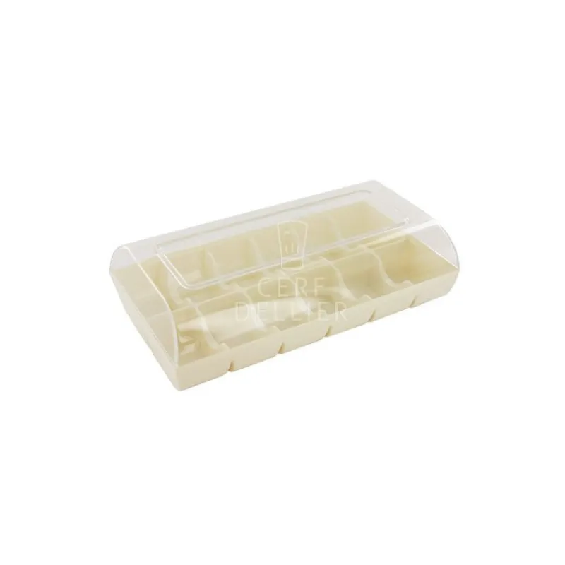 GATODECO Emballage Alimentaire|Boîte Blanche pour 12 Macarons Gatodéco