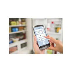 MASTRAD Conservation|Boîte de Conservation Connectée avec Compartiments 1 L Rouge Stor'eat