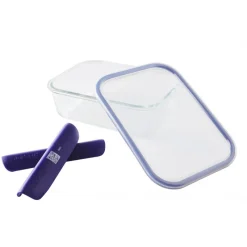 MASTRAD Conservation|Boîte de Conservation Connectée 1,52 L Bleu Stor'eat