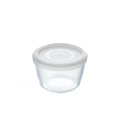 PYREX Conservation|Boîte de Conservation en Verre Ronde 12 cm 0,6 L Cook & Store