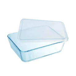 PYREX Conservation|Boîte de Conservation en Verre Rectangulaire 25 x 20 cm 2,6 L Cook & Store