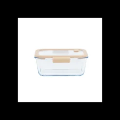 PEBBLY Conservation|Boîte de Conservation en Verre Sous-Vide 1200 ml