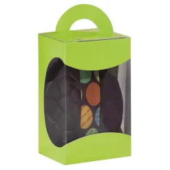 CUISINEADDICT Emballage Alimentaire|Boîte pour Oeuf en Chocolat 9x9x16 cm (x25)
