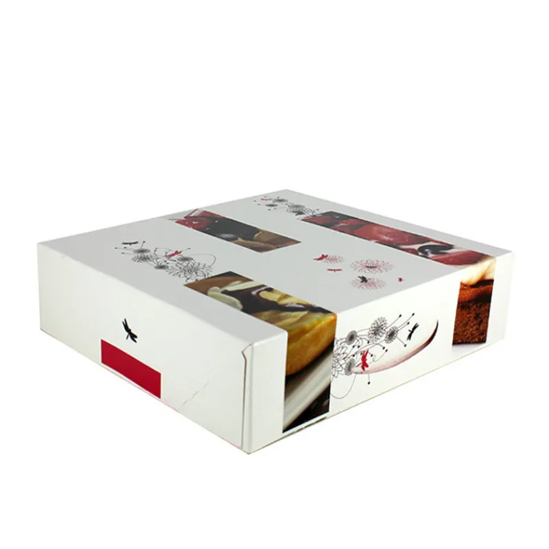 CUISINEADDICT Emballage Alimentaire|Boîte pâtissière - 40 x H 8 cm - (x25)