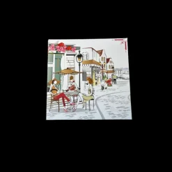 CUISINEADDICT Emballage Alimentaire|Boîte pâtissière Balade Gourmande - 26 x H 5 cm - (x50)