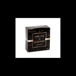 CUISINEADDICT Emballage Alimentaire|Boîte pâtissière Inspirations et Gourmandises - 18 x H 8 cm - (x50)