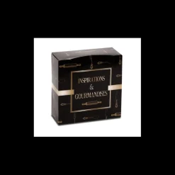 CUISINEADDICT Emballage Alimentaire|Boîte pâtissière Inspirations et Gourmandises - 20 x H 8 cm - (x50)