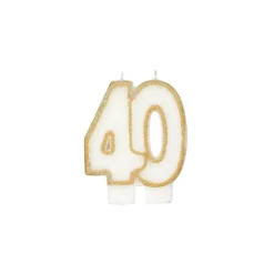 GATODECO Décoration Gâteau|Bougie Anniversaire 40 ans Gatodéco